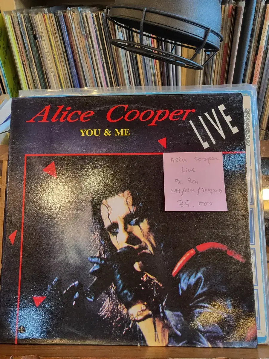 Alice Cooper.Live. 91.희지.민트급lp